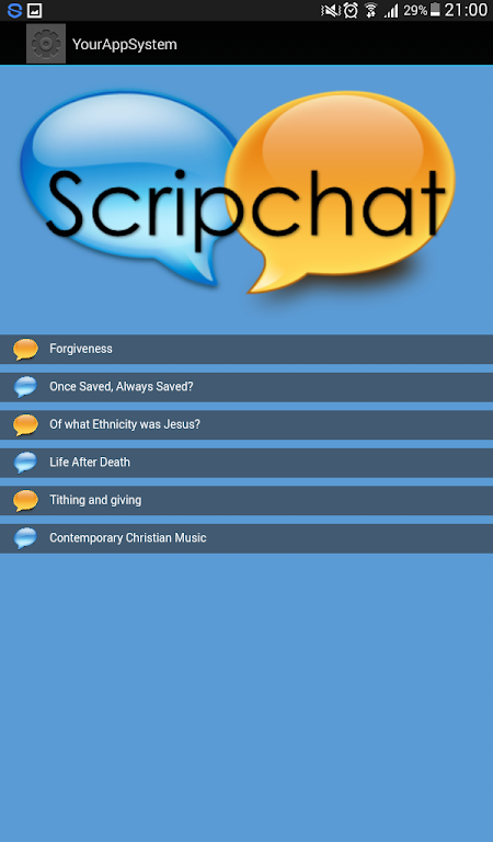 Scripchat Captura de tela 1