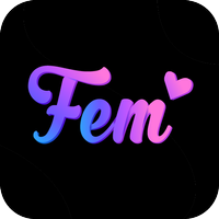 フェムデート:チャット、ミート&デートレズビアンシングル