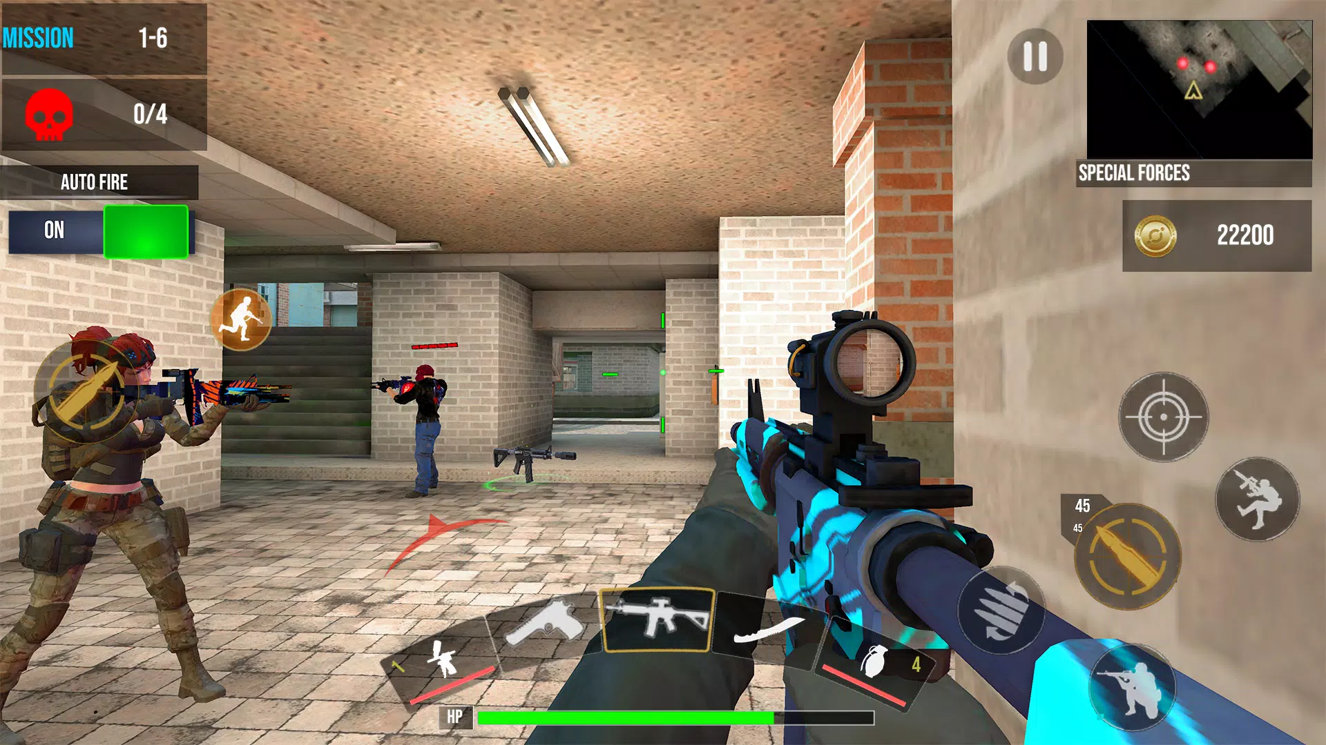 FPS Comando Huelga 3D Captura de pantalla 1