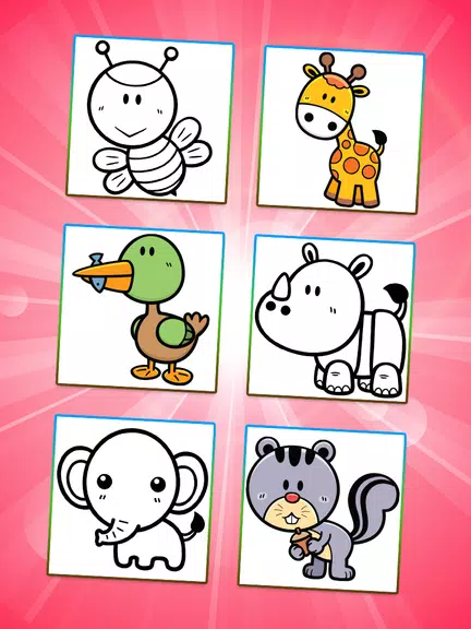 Coloring Games: Color Animals 螢幕截圖 0