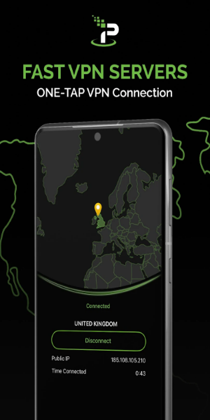 IPVanish: VPN Location Changer Mod ဖန်သားပြင်ဓာတ်ပုံ 0