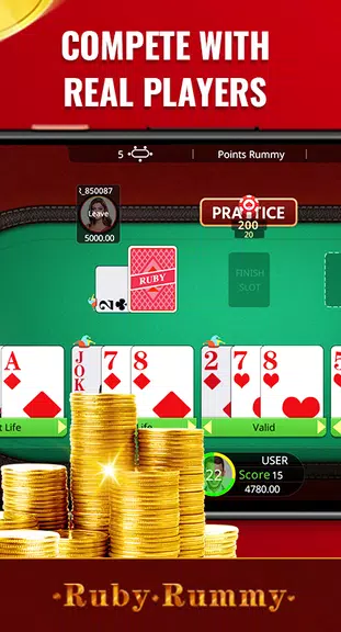 Ruby Rummy ဖန်သားပြင်ဓာတ်ပုံ 3