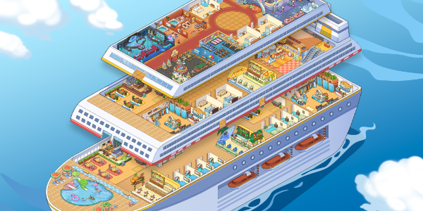 My Cruise: Idle ship Tycoon Captura de tela 2