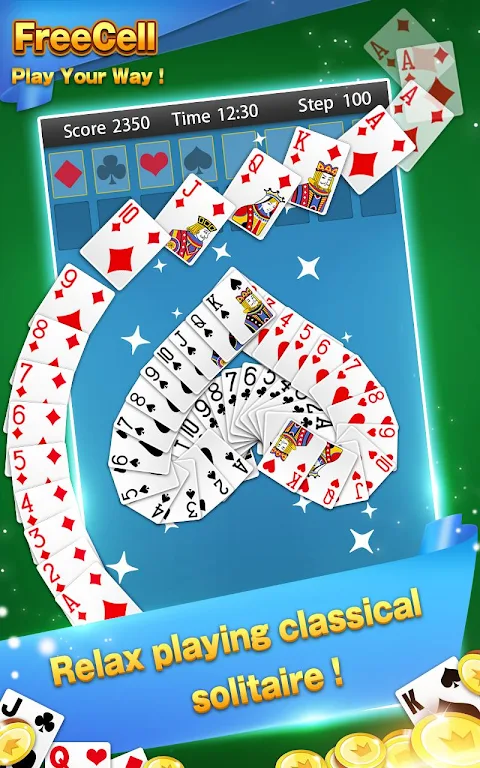 Solitaire - FreeCell Card Game 螢幕截圖 2