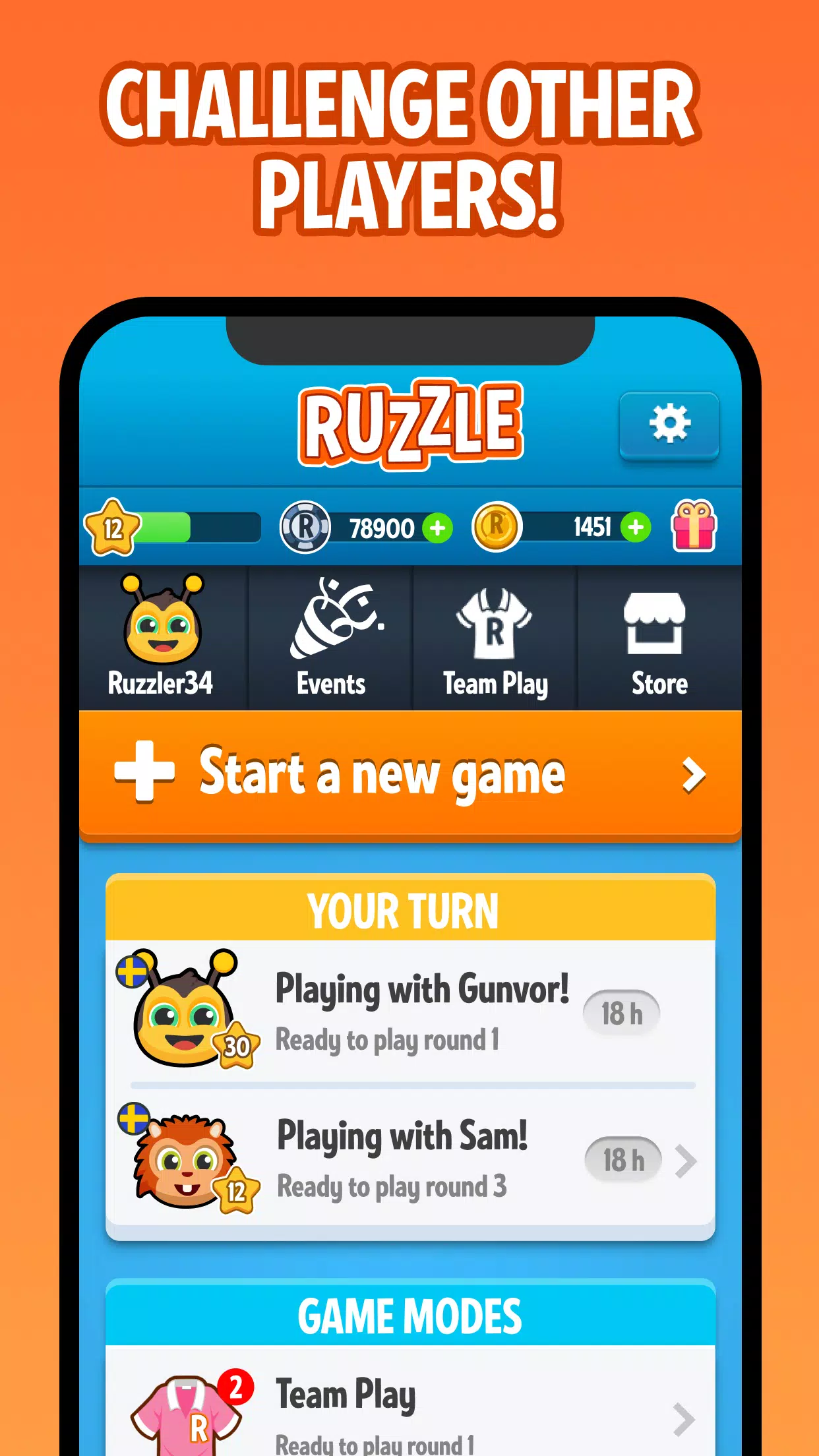 Ruzzle 螢幕截圖 1