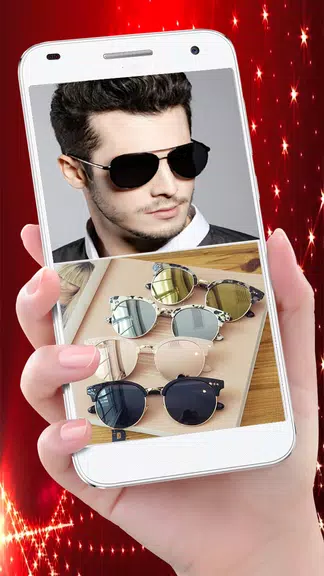 Stylish Sun Glasses Photo Edit Schermafbeelding 1