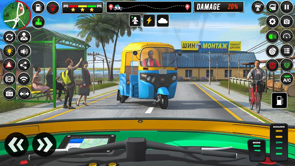 US Auto Rickshaw: Driving Game スクリーンショット 3