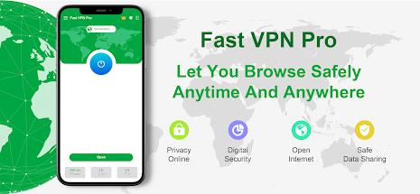 Fast VPN Pro - Secure Proxy Ekran Görüntüsü 0