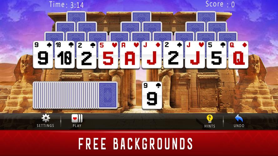 TriPeaks Solitaire Classic 螢幕截圖 1