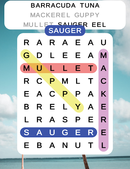 Word Search - Puzzle Game Mod Captura de tela 2
