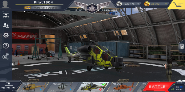 SkyBreakers Helicopters Tangkapan skrin 0