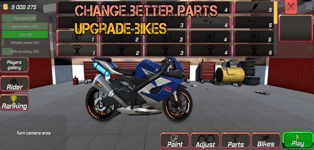 Drag Bikes 3 螢幕截圖 1