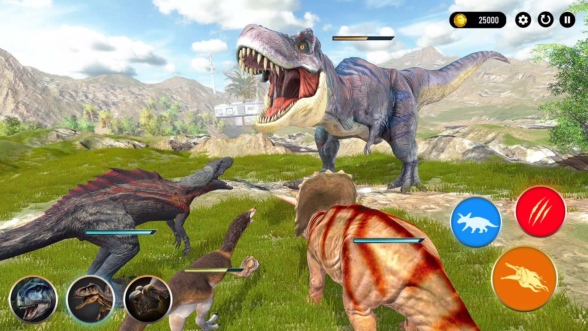 Real Dinosaur Simulator Games स्क्रीनशॉट 0