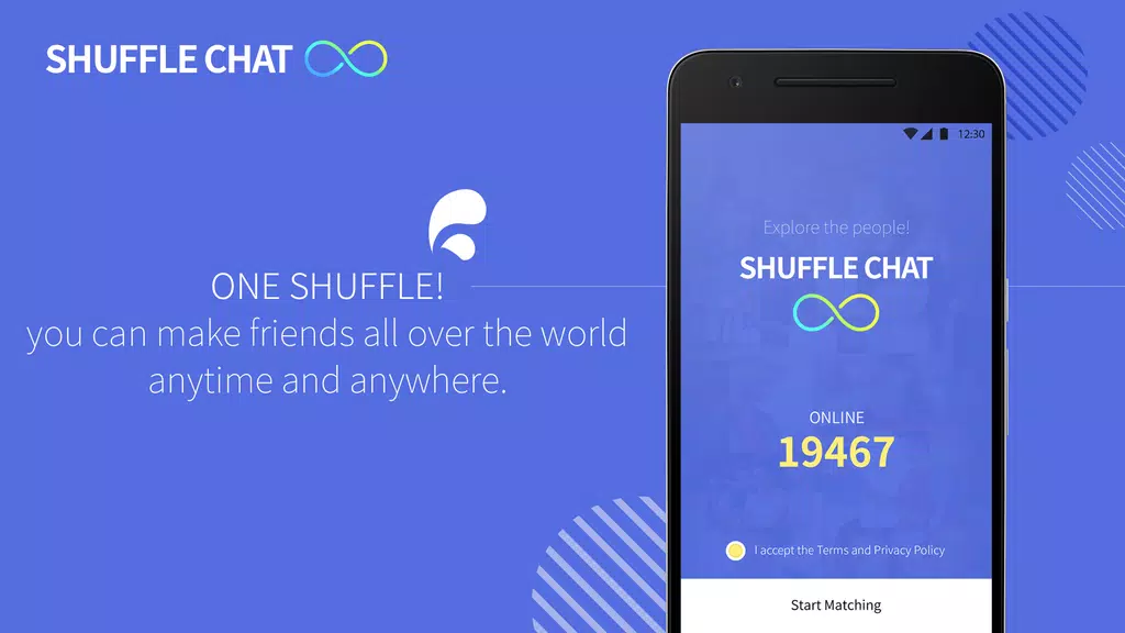 Shuffle Chat - Chat with global friends Ảnh chụp màn hình 1