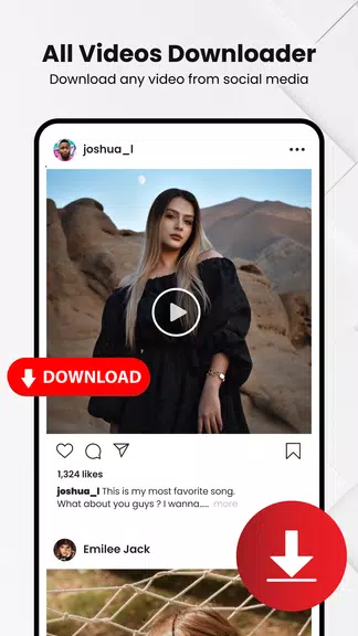 Video Downloader App - Mesh Скриншот 0