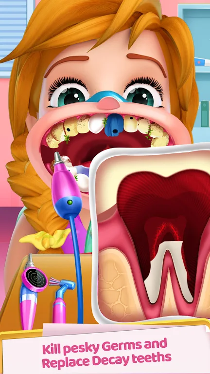 Crazy Dentist Fun Doctor Games Screenshot 2