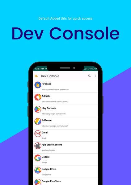 Dev Console 螢幕截圖 1