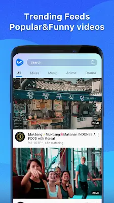 GoTube: Video & Music Player Tangkapan skrin 1