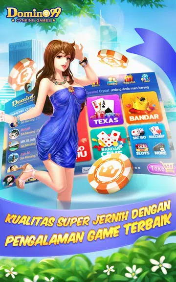Domino QiuQiu Free - No. 1 di Indonesia ဖန်သားပြင်ဓာတ်ပုံ 0