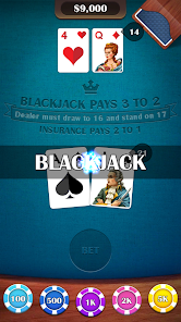 Casino BlackJack 21 Card Game Screenshot 2