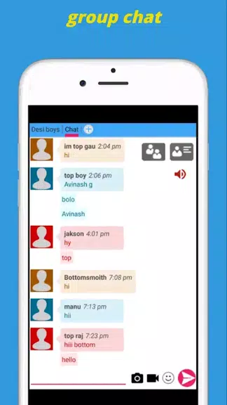 Gay Chat App & Gay Dating App Tangkapan skrin 2