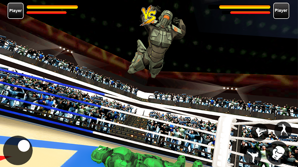 Robot Ring Fighting Real Robot VS Superhero Robot Captura de pantalla 3