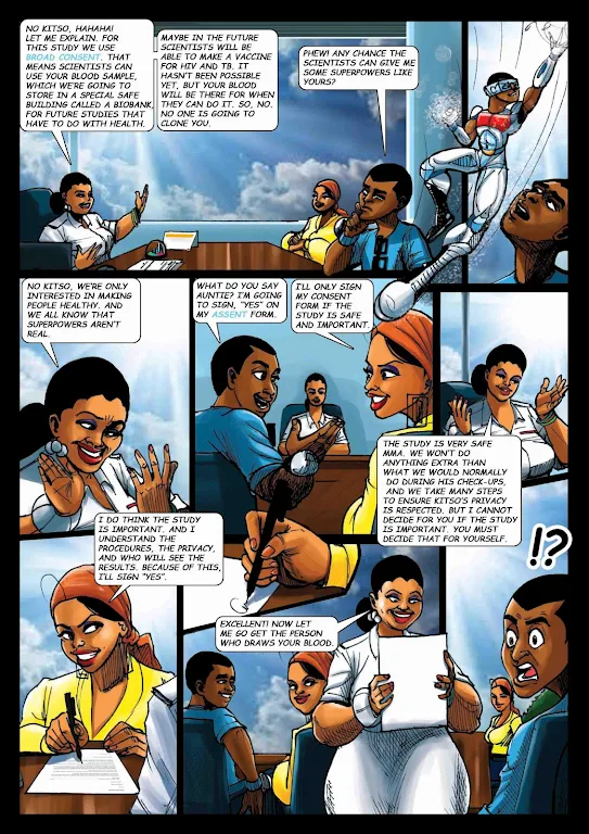 Botswana Baylor Comic Book Setswana 螢幕截圖 1