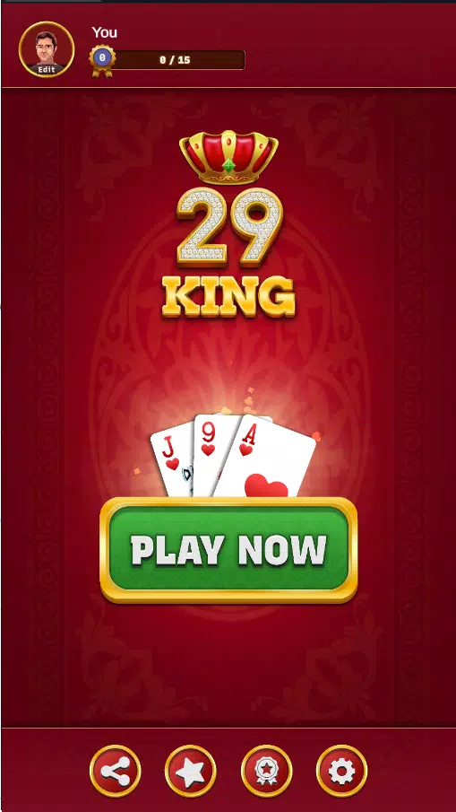 29 King Card Game Offline 螢幕截圖 0