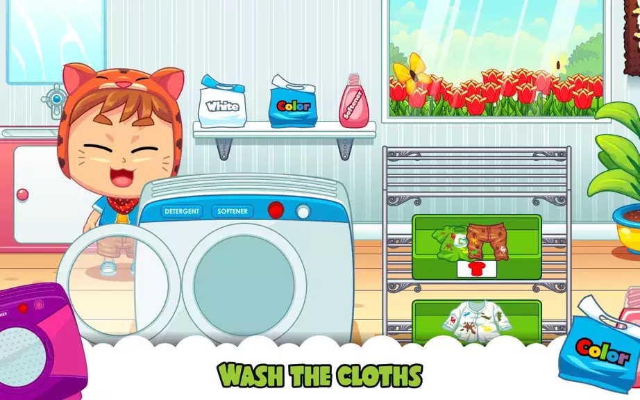 Marbel Laundry - Kids Game Captura de tela 2