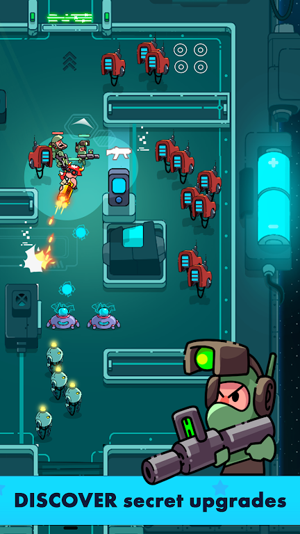 Space Squad: Crash Robots ภาพหน้าจอ 0