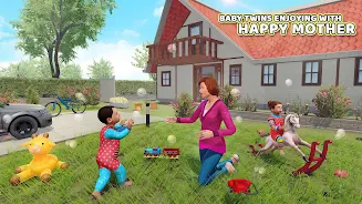 Virtual Mother Baby Twins Zrzut ekranu 2