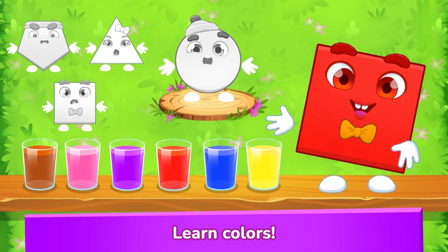 Learning shapes & colors games Zrzut ekranu 2