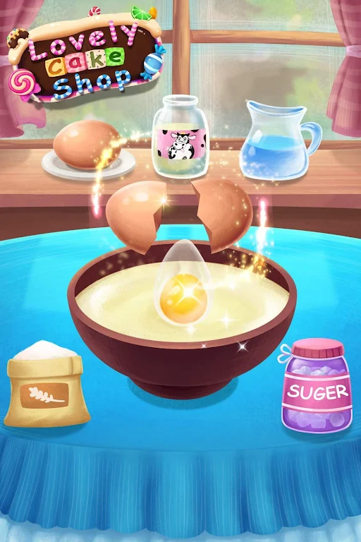 Lovely Cake Shop: Kids Game English Captura de pantalla 1