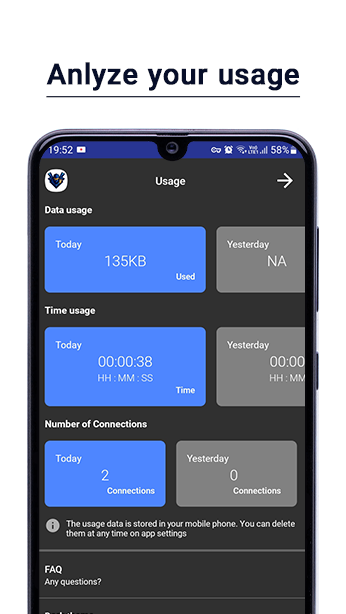 Ninja VPN – Faster, Safer Internet স্ক্রিনশট 1