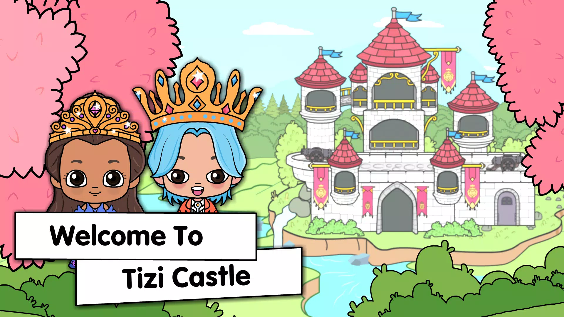 Tizi Town Princess Castle Game Tangkapan skrin 0