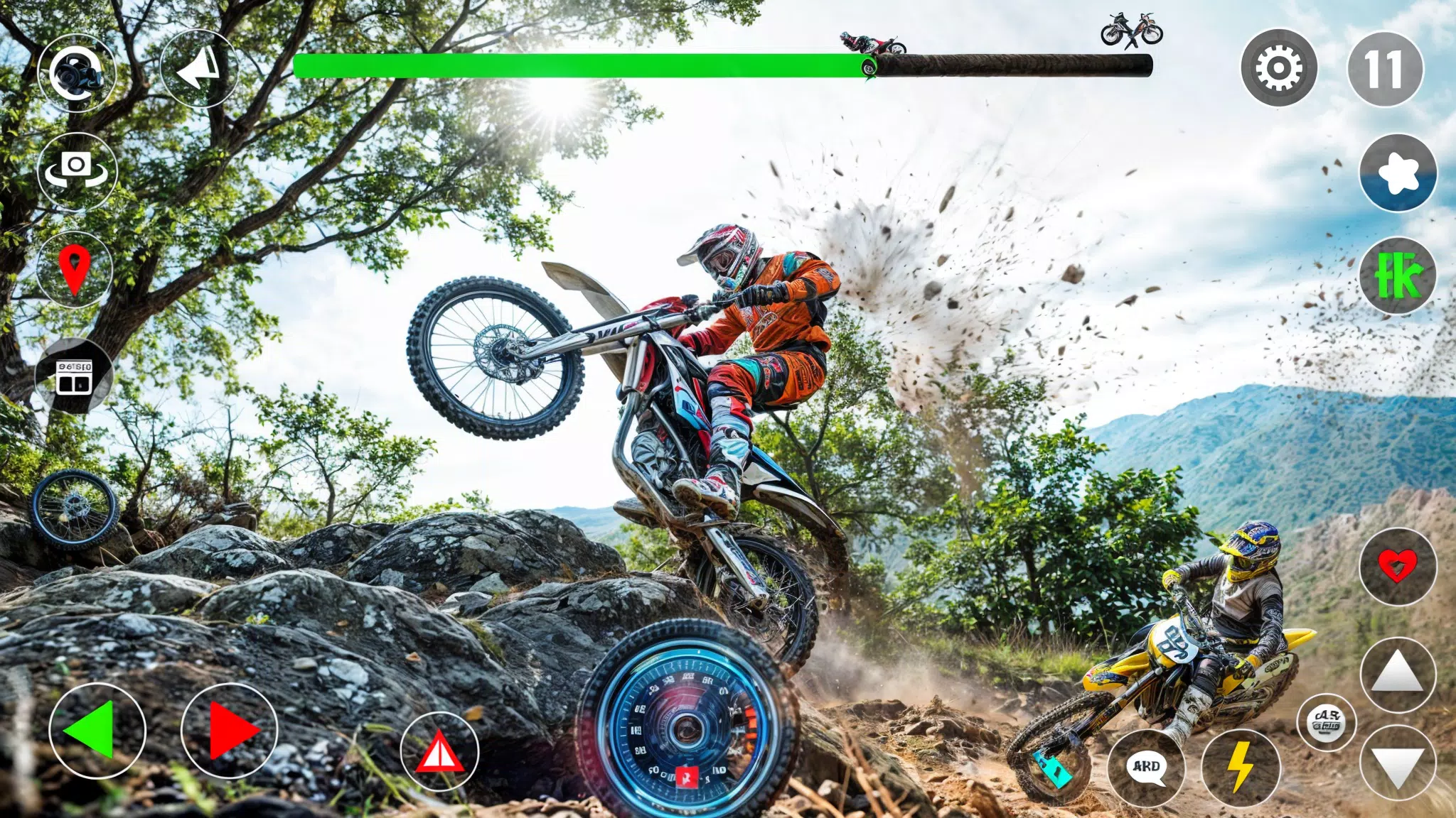Motocross Dirt Bike Racing 3D Captura de pantalla 1