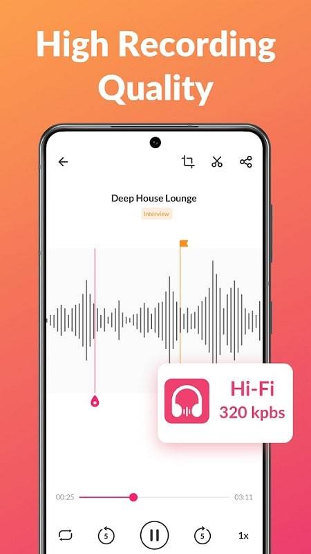 Voice Recorder & Voice Memos Tangkapan skrin 2