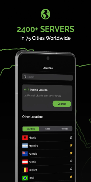 IPVanish: VPN Location Changer Mod Ekran Görüntüsü 1