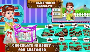 Chocolate Shop Cooking Game Zrzut ekranu 3