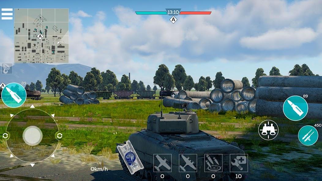 War Thunder Mobile Mod ဖန်သားပြင်ဓာတ်ပုံ 1