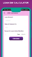 Loancash - EMI Loan Calculator Ảnh chụp màn hình 1