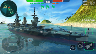 Warships Universe Naval Battle Tangkapan skrin 1