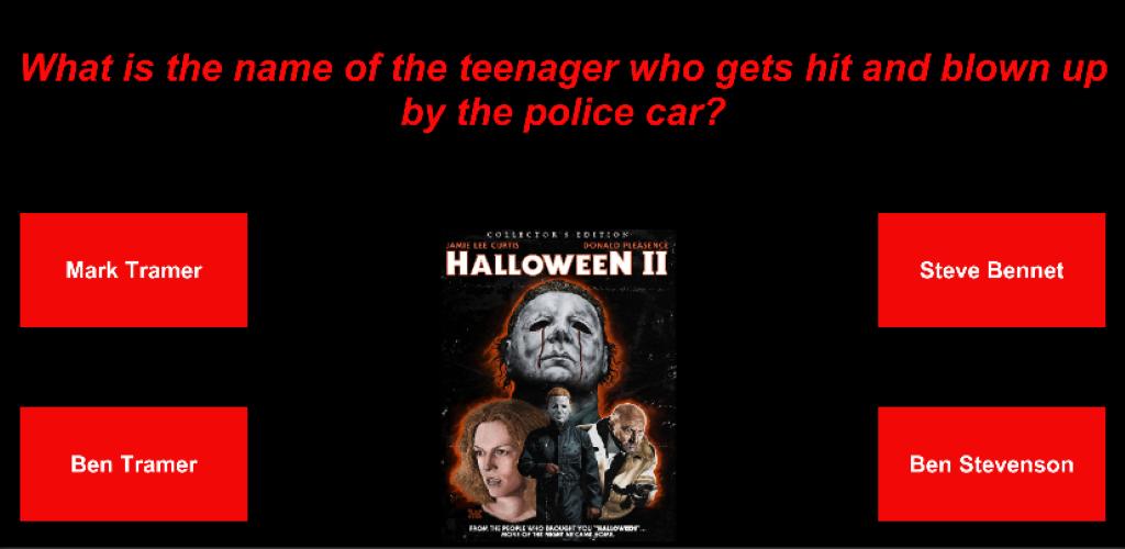 Schermata Michael Myers Halloween Trivia 2