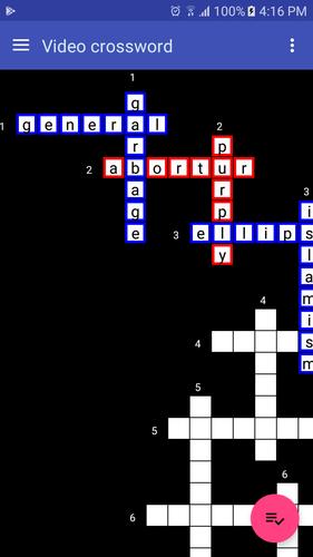 Video Crossword スクリーンショット 1