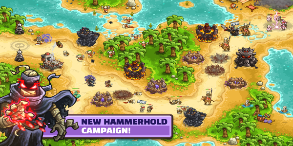 Kingdom Rush Vengeance TD Game Captura de pantalla 1