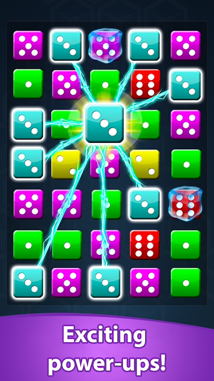 Dice Match Line Puzzle Games Ảnh chụp màn hình 1