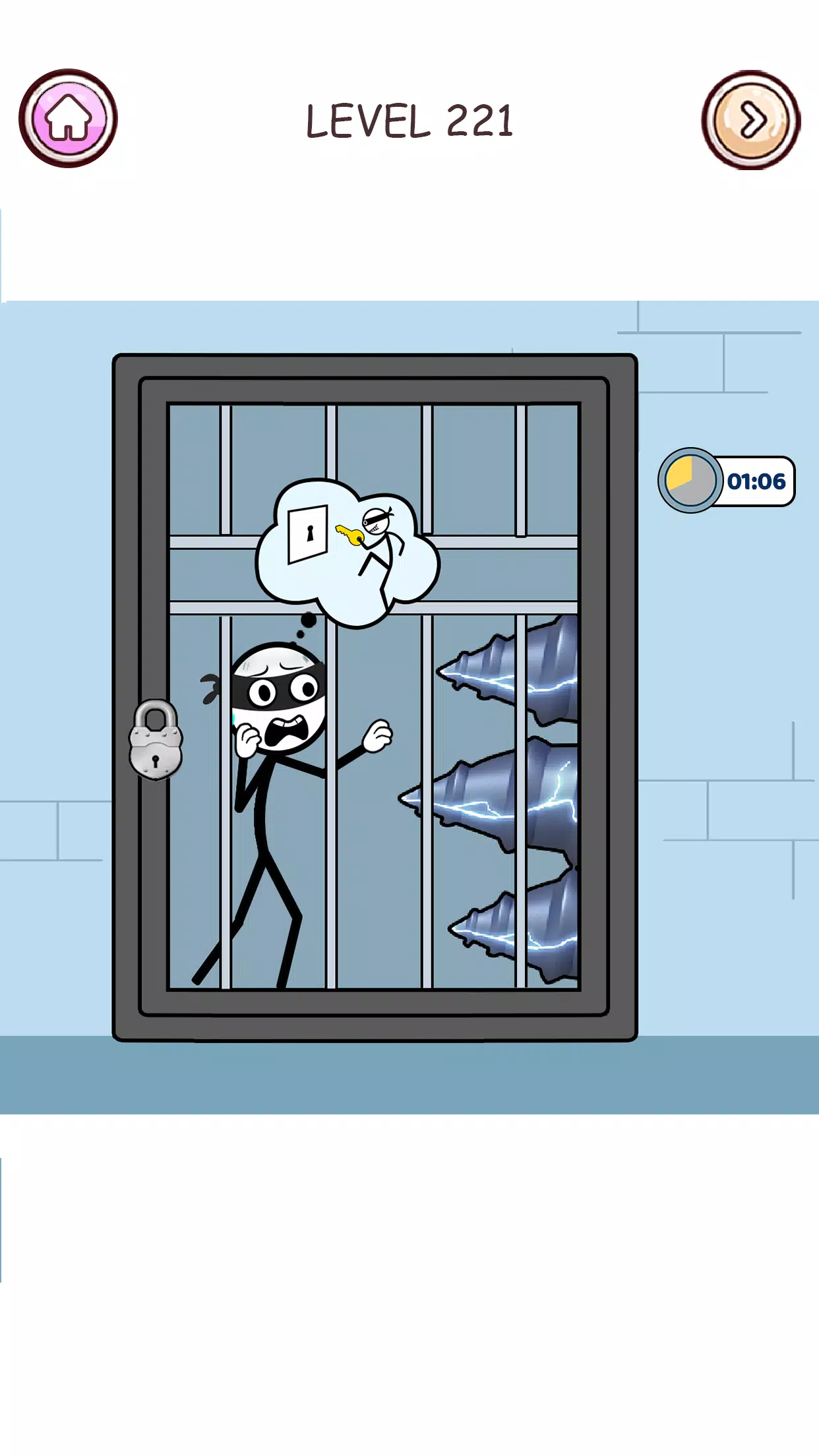 Schermata Stick Robber: Brain Puzzle 1