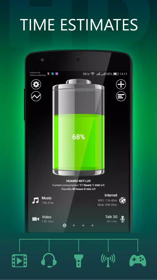 Battery HD ภาพหน้าจอ 1