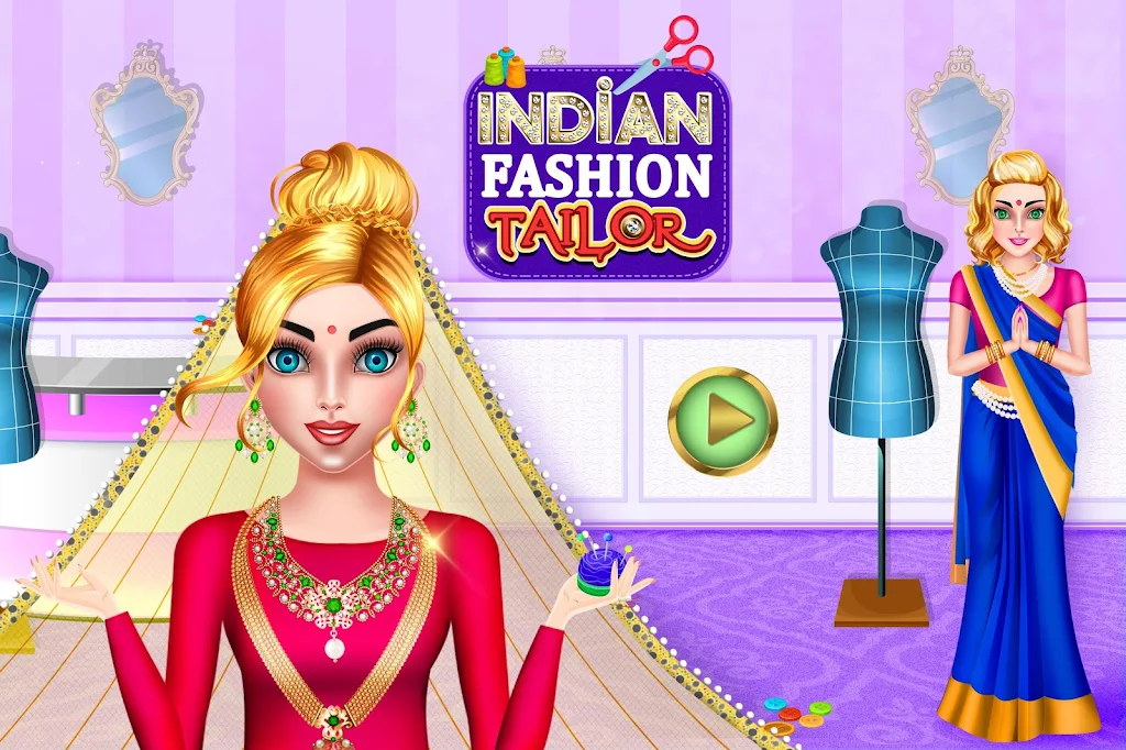 Indian Fashion Tailor: Little Screenshot 0