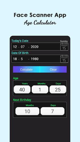 Face Scanner - Age Calculator 螢幕截圖 1